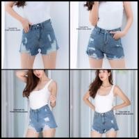ราคา Pomethong Jeans กางเกงยีนส์ขาสั้นป้าย pomethong (2248195962)