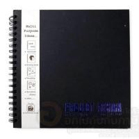 ราคา สมุด กระดาษสีดำ Project Design สมุดโน๊ตปกแข็งเนื้อดำ​ สมุดโน๊ตเนื้อดำริมลวด​ ER4430 กระดาษดำ​ จำนวน (เล่ม) (15934063567)