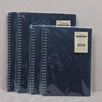 ราคา สมุดโน๊ตริมลวด ปกดำ A5,B5 ลายตาราง แบบมีเส้นบรรทัด แบบไม่มีเส้น (21306231578)