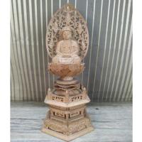 ราคา พระยูไล ไม้แกะสลัก /Traditional Sculpture Buddha Statue/木彫 釈迦如来像 仏像 仏具 古美術/ มือสอง (19193742250)