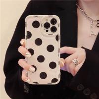 ราคา พร้อมส่งจากไทย เคสยางลายจุดสีขาวดำ พร้อมส่ง iphone x - 13promax (13854482695)