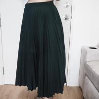 ราคา กระโปรงพลีทยาว สีเขียวเข้ม (2642061732)