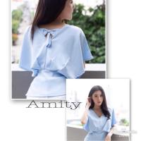 ราคา เสื้อสีฟ้า ป้ายAmity (1374097046)