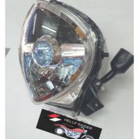 ราคา ไฟหน้า โคมไฟหน้า ฟีโน่ 125 fino 125 LED รถปี 2015 ยี่ห้อ HMA สว่าง พร้อมสายไฟ ติดตั้งง่าย รับประกันสินค้า พร้อมส่ง (20990780303)