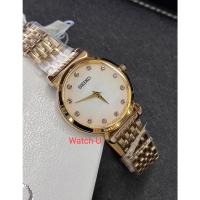 ราคา นาฬิกาข้อมือ ผู้หญิง Seiko Lady เรือนสีทอง รุ่น SFQ802P1 SFQ802P SFQ802 (3976883120)