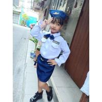 ราคา (pp)ชุดทหารเรือหญิงรุ่นจิ๋วแขนยาว ชุดอาชีพเด็ก (9574672944)