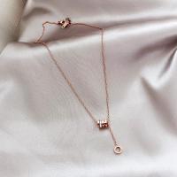 ราคา สร้อยคอ สี Rose gold (20493070732)