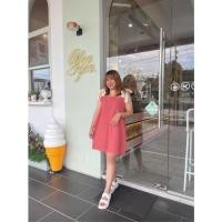 ราคา มินิเดรสผูกโบว์ไหล่ (5897046782)
