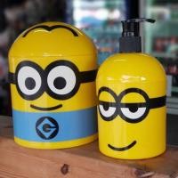 ราคา ชุดเซต ที่ใส่สบู่เหลวและกล่องใส่ทิชชู่ minion (มินเนี่ยน)จากTesco lotus (2805380558)