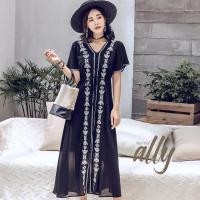 ราคา ฟรี EMS ชุดเดรสยาว งานป้าย Lady Ribbon Thailand เสื้อผ้าแฟชั่นผู้หญิง Dress Size M สีดำ พร้อมส่งสวยเหมือนแบบ (1081869504)