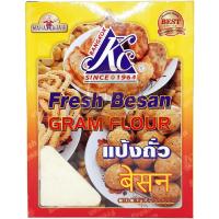ราคา แป้งถั่วลูกไก่ 500 กรัม ถั่วลูกไก่ 100% / Besan Flour / Gram Flour Chickpea 100% ตรา เคซี KC (3816394312)