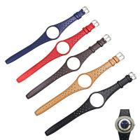 ราคา สายนาฬิกาข้อมือ สายหนังวัวแท้ พร้อมหัวเข็มขัดเหล็ก สีเงิน สีดํา สําหรับ Omega Dynamic (19476640746)