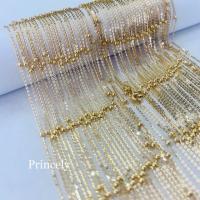 ราคา Princely สร้อยคอทองเคแท้ 9K ลายโซ่เม็ดคั่น (2873534391)