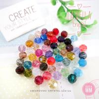 ราคา คริสตัลสวารอฟสกี้แท้ รหัส 5000 เม็ดกลม 8 mm ราคาเม็ดละ 13 บาท Swarovski Crystal Round Size 8 mm (3234490678)