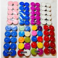 ราคา เทียนถ้วย เทียนสปา เทียนหอม มีกลิ่น เทียนหลากหลายสี หลายกลิ่น ( 1แพ็ค มี 10 ชิ้น) (6205123662)