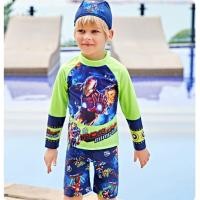 ราคา ชุดว่ายน้ำเด็กชาย 3 ชิ้น ลายไอรอนแมน+กัปตันอเมริกา (909086041)