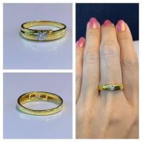 ราคา แหวนทองเกลี้ยง 90% ทองฝังเพชร-แหวนหลุดจำนำ (19440267909)