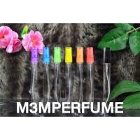 ราคา ขวดปากกาใส ฝาสีดำ/ฝาสี(คละสี) หัวสเปรย์ 10 ml (ราคา/1โหล) (ขวดแก้ว) (3991497772)