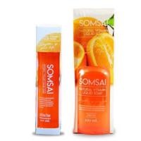ราคา พร้อมส่ง/ของแท้ 100% สบู่วิตามินส้มใส 300ml. แพ็คเกจใหม่ SOMSAI (53240548)