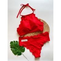ราคา ชุดว่ายน้ำ bikini ชุดว่ายน้ำสีแดง วันพีช ชุดว่ายน้ำวันพีช ทูพีช ชุดว่ายน้ำมือหนึ่ง (16465921049)