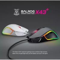 ราคา เมาส์เกมมิ่ง มาโคร Nubwo X43+ Gaming Mouse DPI 12800 เมาส์เกมมิ่ง มีไฟ RGB สีดำ / สีขาว รับประกัน 2 ปี >>ส่งฟรี (18781835284)