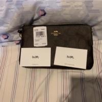 ราคา กระเป๋าสตางค์ คล้องมือ COACH F16109 , คล้องมือ 2 Zip Size L (5010272262)