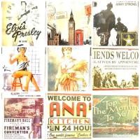 ราคา แผ่นสังกะสี ภาพย้อนยุค ของเล่นโบราณ ภาพวินเทจ ของสะสม #2 ขนาด 40.5x25.5 ซม,29x40 ซม ถูกทุกช็อต.com (4739694718)