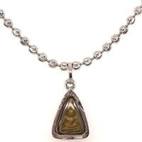 ราคา จี้พระหลวงพ่อเงินจอบจิ๋วรุ่นรวยเงินล้านพระแท้(กรอบเงินแท้) (3246375594)