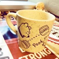 ราคา แก้วกาแฟเซรามิค ลายหมีพูห์ น่ารัก (3641980169)