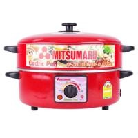 ราคา MITSUMARU กระทะไฟฟ้าพร้อมซึ้งนึ่ง รุ่น KM-EP002 (1744282132)