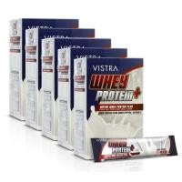 ราคา Vistra Whey Protein Plus Whey Peptide ผลิตภัณฑ์นมเวย์โปรตีน รสวานิลลา 5 กล่อง (322790469)