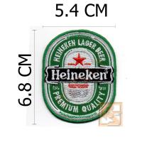ราคา ตัวติดเสื้อ ตัวรีดเสื้อ อาร์ม Armpatch งานปักผ้า Logo Heineken ไฮเนเก้น (2447776290)