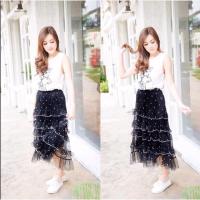 ราคา ((พร้อมส่ง)) กระโปรงสไตล์ sretsis งานสวยมาก (10524531)