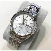 ราคา SEIKO 5 Automatic รุ่น SNKL15K1 นาฬิกาข้อมือผู้ชาย สีเงิน หน้าปัดสีขาว สายสแตนเลส ของแท้ 100% รับประกันสินค้า 1ปีเต็ม (13794298483)