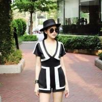 ราคา จั้มสูทขาสั้นผ้าซาร่า (2643661163)