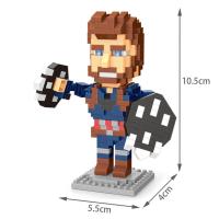 ราคา เลโก้นาโน Captain America(กัปตันอเมริกา) Size M (11008244423)