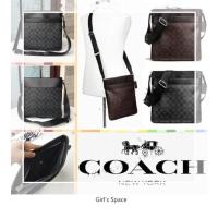 ราคา (ของแท้ 100%) Coach 71764 71877 71765 classic / กระเป๋าสะพายผู้ชาย / กระเป๋าสะพายข้างผู้ชาย / ประเภทธุรกิจ (2982111884)