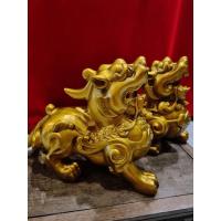 ราคา ปี่เซี๊ยคู่เนื้อทองเหลืองขัดสีทองมงคล (21053619361)