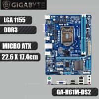 ราคา เมนบอร์ด Gigabyte ga-h61m-ds2 socket 1155 gen2-3 พร้อมฝาหลัง (14784224072)