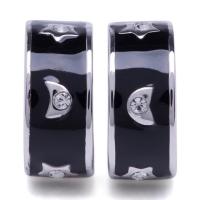 ราคา WE0046 ต่างหูแฟชั่นกึ่งทองคำขาวประดับ clear คริสตัล Swarovski (สีเงิน) (3339999)