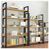 ราคา DELICATO ชั้นวางของเหล็กพื้นไม้ MDF 4 ชั้น รุ่น HY5504 ขนาด 30x80x145 ซม. สีไม้ มีแผ่นไม้กันตก (16979457333)