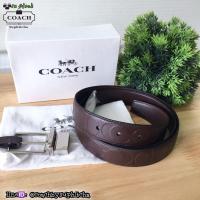 ราคา COACH M MODERN HARNESS CUT-TO-SIZE REVERSIBLE SIGNATURE LEATHER BELT F64827 เข็มขัดผู้ชาย แถมกล่องฟรี (154626946)