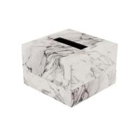 ราคา กล่องทิชชู POP UP PVC KAN LEATHER MARBLE สีขาว ใช้ใส่ทิชชูแบบแผ่น POPUP คุณภาพ น้ำหนักเบา ช่องดึงกระดาษขนาดมาตรฐาน (19771572740)