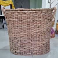 ราคา ตระกร้าสานหวายแท้ทรงสี่เหลี่ยมสูง52ซม. (21105686470)
