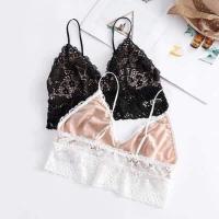 ราคา บราลูกไม้ บราลูกไม้เซ็กซี่ บราลูกไม้สีดำ สายเดี่ยวลูกไม้ เสื้อในลูกไม้ บรา (5367650533)