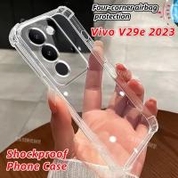ราคา เคสซิลิโคนใส กันกระแทก สําหรับ Vivo V29E 2023 Vivo V29E V 29 29V V29E VivoV29E V 29E V29 E 5G 2023 (23059873032)