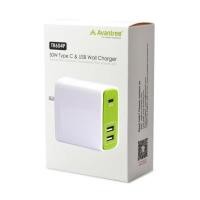 ราคา AVANTREE AV-CGTR-604PWGR-US 50W Type-C & USB Wall Charger (16867343458)