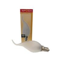 ราคา หลอดจำปาเปรวเทียนแก้วฝ้า 40W/E14 (แพ็คละ 6 ดวง ) (5448236555)