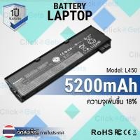 ราคา รับประกัน 1 ปี - Battery Notebook Laptop Lenovo ThinkPad T460, L450, T470p, W550s, T550, T450s, T450, T440, T440s, X240 (5514287273)