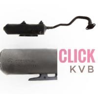 ราคา ท่อไอเสีย เดิม HONDA CLICK , ฮอนด้า คลิก (KVB) สีดำ ท่อหนา มาตรฐาน มอก. (2694681539)